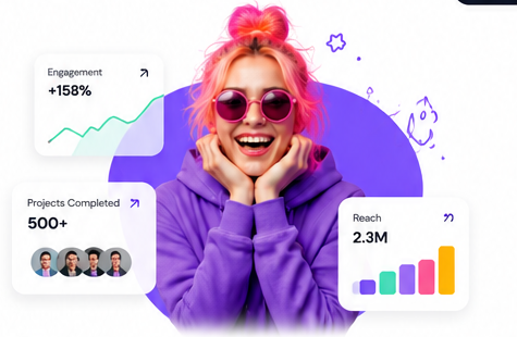 Social growth hero visual